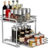 P-87213237556900-20260406102403.webp Unyqoos® Uittrekbaar kruidenrek van roestvrij staal met verstelbare hoogte voor keuken