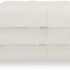 P-87213237561300-20260405184748.webp Unyqoos® Set van drie witte katoenen gastendoekjes met jacquardpatroon