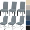 P-87213237580043-20260405183937.webp Unyqoos® Stretchbare en Wasbare Stoelhoezen Set van 6 voor Diverse Stoelen en Gelegenheden