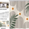P-87213237580592-20260403114204.webp Unyqoos® Waterdicht douchegordijn met abstract boho ontwerp en 12 haken