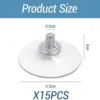 P-87213237585545-20260406121215.webp Unyqoos® Set van 15 waterdichte schroefzuignappen voor badkamer en woonkamer