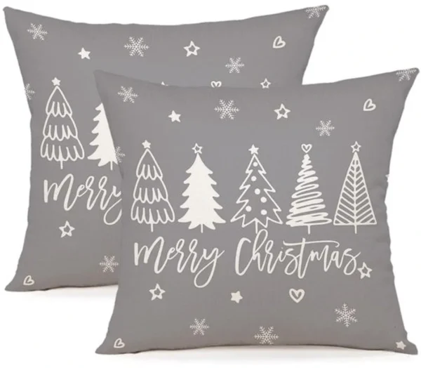 P-87213237602670-20260406113013.webp Unyqoos® Set van 2 linnen kussenslopen voor sfeervolle kerstdecoratie in huis