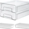 P-87213237608850-20260406100438.webp Unyqoos® Transparante set koelkastorganizers voor optimaal gebruik van ruimte in uw keuken