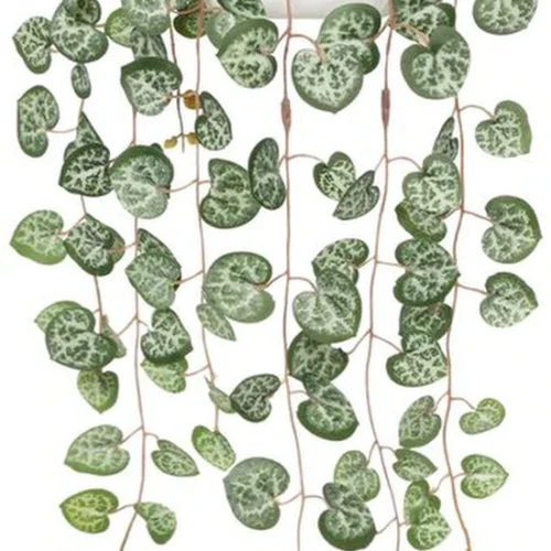 Unyqoos® Levensechte hangende kunstplant voor sfeervolle decoratie in huis en kantoor, groente, 58 cm