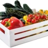 P-87213237640121-20260406100232.webp Unyqoos® Witte kunststof opbergdoos voor keuken met stapelbaar ontwerp en 2 liter inhoud