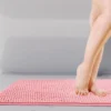 Unyqoos® Zachte en Rutschfeste Badmat in Roze, 45 x 75 cm, Perfect voor Elke Badkamer