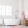 Unyqoos® Zachte en Rutschfeste Badmat in Roze, 45 x 75 cm, Perfect voor Elke Badkamer
