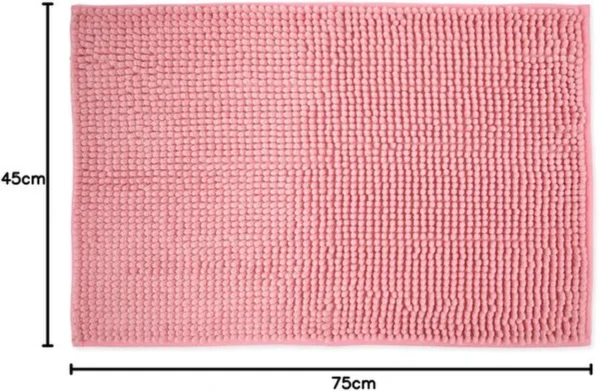 Unyqoos® Zachte en Rutschfeste Badmat in Roze, 45 x 75 cm, Perfect voor Elke Badkamer