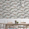 Unyqoos® Zelfklevend behang met steenlook voor een rustieke en vintage uitstraling