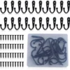 P-87213237674570-20260406121428.webp Unyqoos® Set van 20 metalen wandhaken met schroeven voor diverse ophangmogelijkheden