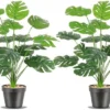 P-87213237676240-20260405142335.webp Unyqoos® Tropische kunstplant in pot met 18 verstelbare takken voor huis en kantoor