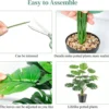P-87213237676246-20260405142348.webp Unyqoos® Tropische kunstplant in pot met 18 verstelbare takken voor huis en kantoor