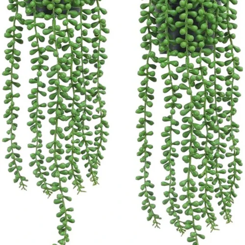 P-87213237702730-20260405142403.webp Unyqoos® Set van Twee Realistische Kunstplanten met Decoratief Plantenkoord voor Interieur