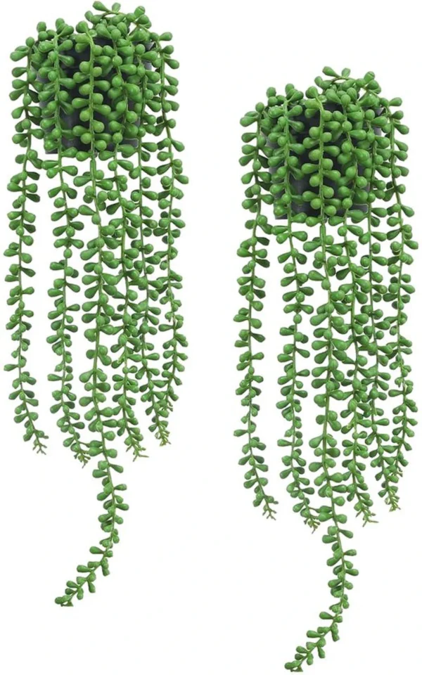 P-87213237702730-20260405142403.webp Unyqoos® Set van Twee Realistische Kunstplanten met Decoratief Plantenkoord voor Interieur