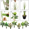 Unyqoos® Realistische kunstpalm in pot voor stijlvolle interieurdecoratie