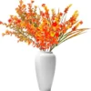 Unyqoos® Set van zes levensechte kunstbloemen voor binnen en buiten decoratie