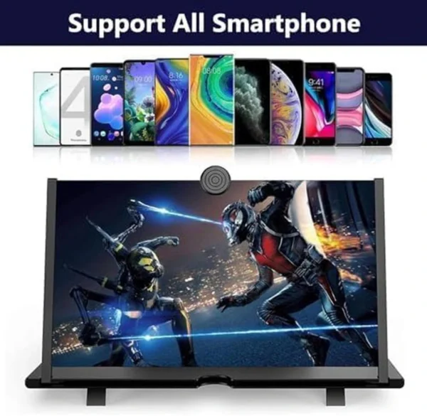 Unyqoos® Opvouwbare 20 Inch Smartphone Vergroter met 3D HD Anti-Blauw Scherm