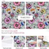 P-87213237744004-20260405113207.webp Unyqoos® Zelfklevend waterdicht behang met vintage bloemenmotief voor diverse ruimtes