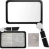 Unyqoos® Grote leesloep met LED-verlichting voor comfortabel lezen en inspecteren