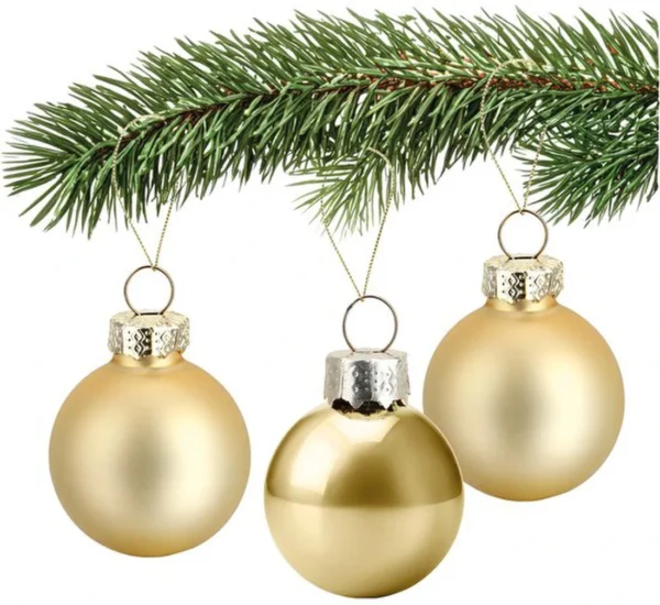 P-87213237753537-20260406093807.webp Unyqoos® Set van 40 stijlvolle mini kerstballen van glas voor kerstdecoratie