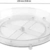 P-87213237760396-20260406102749.webp Unyqoos® Set van drie transparante draaiplateaus voor keuken en koelkast organisatie