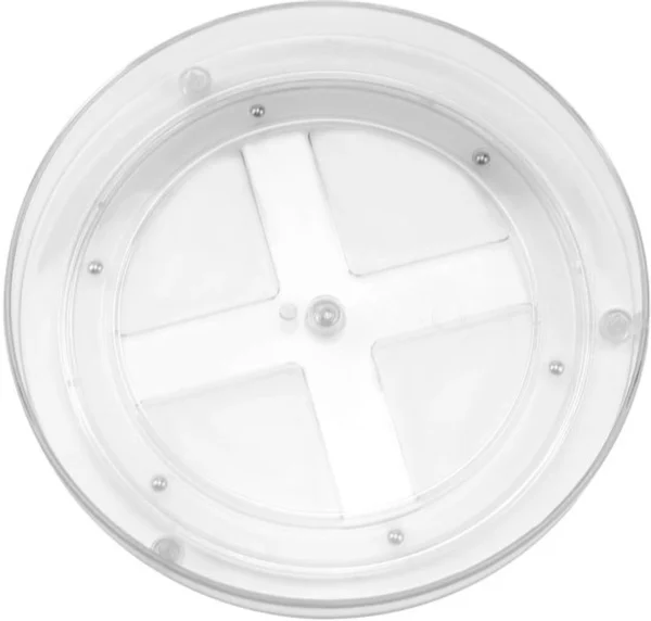 P-87213237760397-20260406102756.webp Unyqoos® Set van drie transparante draaiplateaus voor keuken en koelkast organisatie