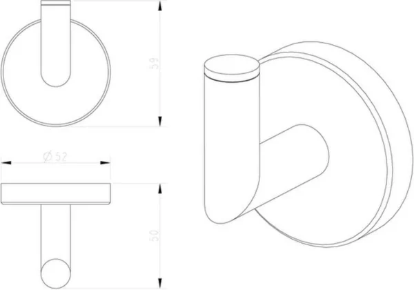 P-87213237768868-20260405183846.webp Unyqoos® Stijlvolle roestvrijstalen handdoekhouder voor badkamer en keuken