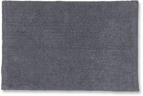 Unyqoos® Set van drie luxe antraciete badkamer- en douchematten met antislip en wasbare eigenschappen