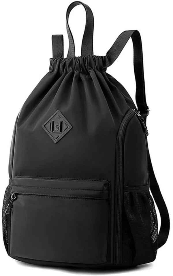 Unyqoos® Rugzak met Trekkoord, Sporttas met Schoenenvak en Waterbestendige Eigenschappen voor Outdoor en Sport