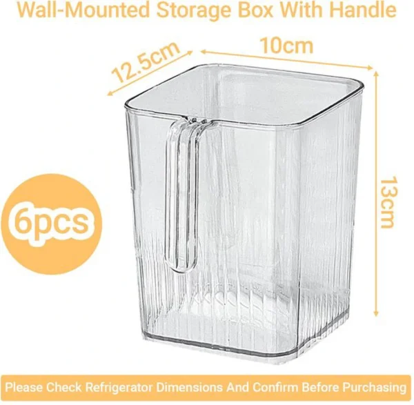 P-87213237847512-20260406095218.webp Unyqoos® Transparante en stapelbare opbergdozen voor koelkast en voorraadkast