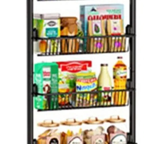 Unyqoos® Deurhanger met verstelbare opbergrekken voor keuken, badkamer en slaapkamer, geschikt voor diverse toepassingen