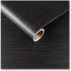 Unyqoos® Zelfklevende Zwart Gouden Houtlook Folie voor Meubels en Wanden 30cm x 200cm