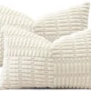 P-87213237885373-20260406113830.webp Unyqoos® Set van 2 decoratieve corduroy kussenslopen met verborgen ritssluiting