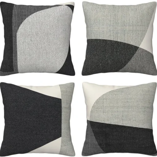P-87213237886500-20260406113848.webp Unyqoos® Set van 4 decoratieve kussenslopen in fluweel met abstract ontwerp
