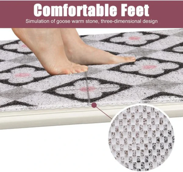 Unyqoos® Antislip Douchemat van Luffa en PVC voor Badkamer en Keuken