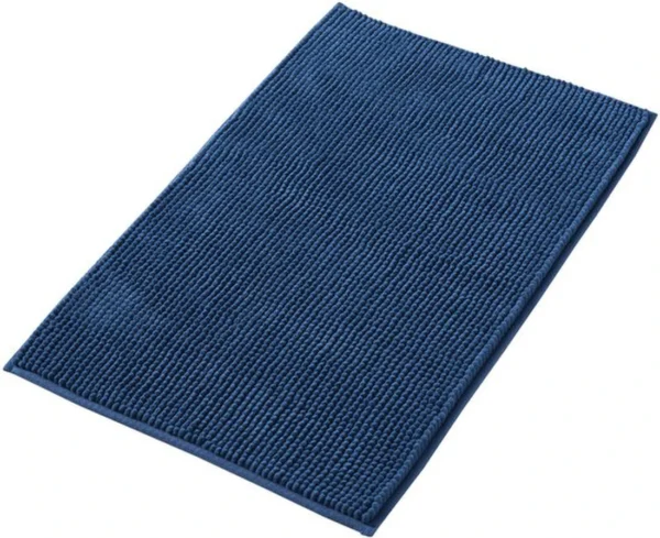 Unyqoos® Antislip Badmat van Chenille voor Douche en Badkamer, Wasbaar en Combineerbaar, Blauw, 40x60 cm