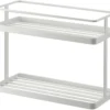 P-87213237959310-20260406102900.webp Unyqoos® Wit Stalen Kruidenrek en Organizer voor Keukenwerkblad