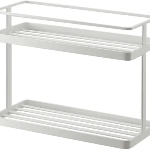 P-87213237959310-20260406102900.webp Unyqoos® Wit Stalen Kruidenrek en Organizer voor Keukenwerkblad