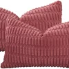 P-87213237974231-20260406114037.webp Unyqoos® Set van 2 decoratieve corduroy kussenslopen voor woonkamer en slaapkamer