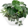 Unyqoos® Decoratieve Kunstplanten in Witte Pot voor Binnenhuisdecoratie en Kantoor, groente, 30cm