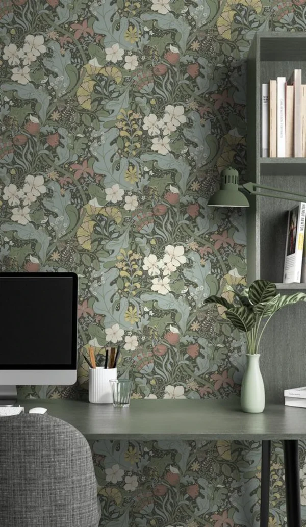 Unyqoos® Botanische Zelfklevende Meubelfolie voor Stijlvolle Interieurdecoratie - 41 x 300 cm