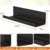 P-87213238012504-20260406082816.webp Unyqoos® Set van 4 zwarte zwevende wandplanken voor diverse ruimtes in huis