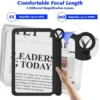 Unyqoos® Ergonomisch lichtgewicht vergrootglas voor comfortabel lezen van kleine tekst