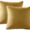P-87213238049094-20260406112403.webp Unyqoos® Set van 2 zachte fluwelen kussenhoezen met pompons voor huisdecoratie
