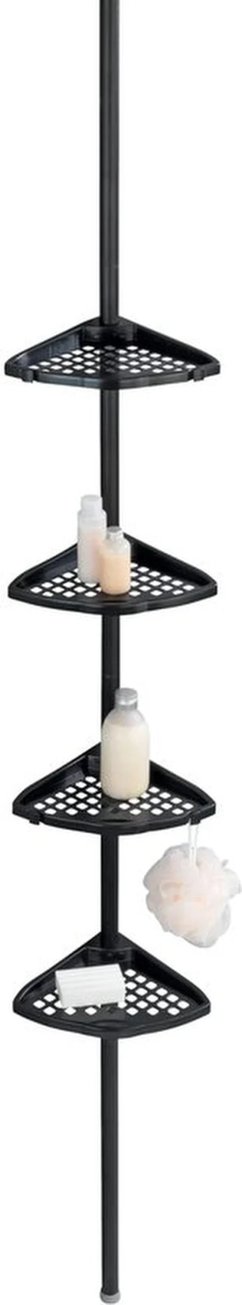 P-87213238062170-20260405174556.webp Unyqoos® Uittrekbaar telescopisch doucherek zonder boren met verstelbare haken