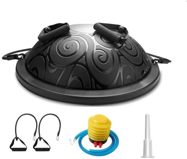 Unyqoos® Balans Trainer Fitbal voor Pilates en Yoga met Weerstandsbanden