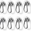 P-87213238076270-20260406115730.webp Unyqoos® Set van 8 krachtige neodymium magneethaken met karabijnhaak voor veelzijdig gebruik