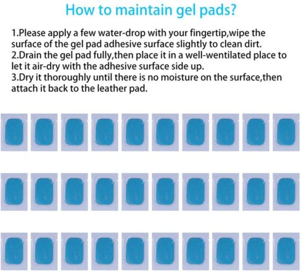 P-87213238113417-20260405102304.webp Unyqoos® Set van 60 herbruikbare gelpads voor spierstimulator en buiktrainers
