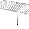 Unyqoos® Verstelbare Keuken- en Kasten Organizer voor Optimaal Ruimtegebruik, Zilvergrijs