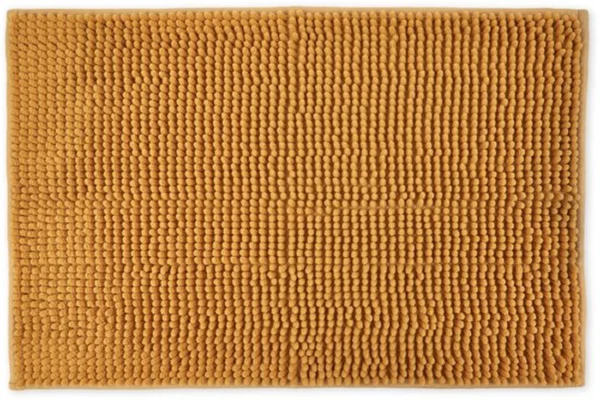 Unyqoos® Zachte Antislip Badmat in Okergeel - Comfort en Veiligheid voor de Badkamer